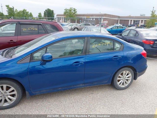 20274490 :رقم المزاد ، 2HGFB2F51CH003770 vin ، 2012 Honda Civic Ex مزاد بيع