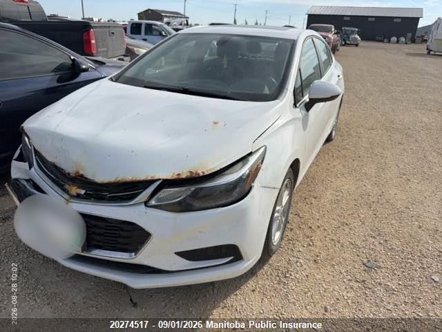 Продаж на аукціоні авто 2018 Chevrolet Cruze Lt Turbo, vin: 1G1BE5SM5J7210683, номер лоту: 20274517