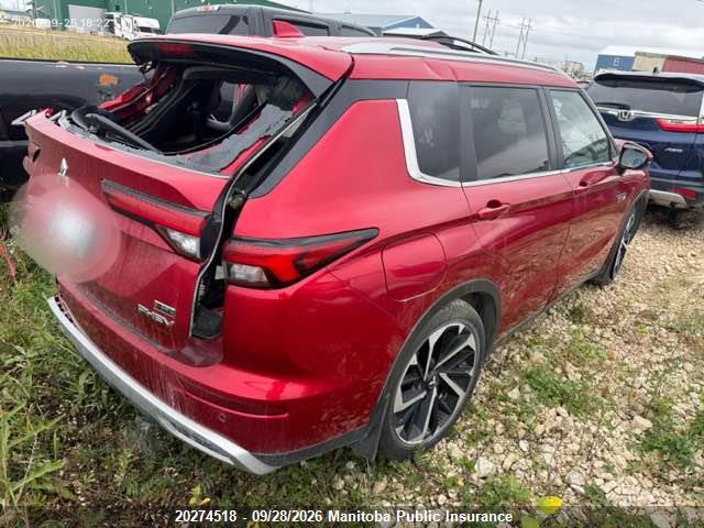 2025 Mitsubishi Outlander Sel Hybrid მანქანა იყიდება აუქციონზე, vin: JA4T5VA97SZ603013, აუქციონის ნომერი: 20274518