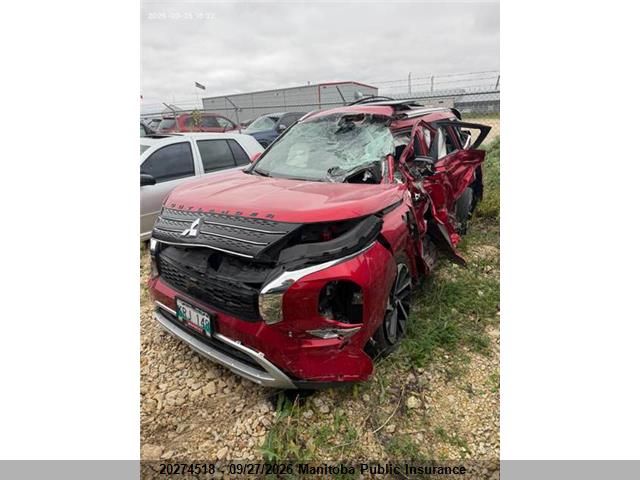 2025 Mitsubishi Outlander Sel Hybrid მანქანა იყიდება აუქციონზე, vin: JA4T5VA97SZ603013, აუქციონის ნომერი: 20274518