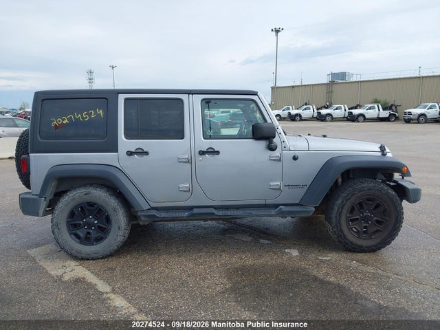 20274524 :رقم المزاد ، 1C4HJWDG1GL177692 vin ، 2016 Jeep Wrangler Unlimited Sport مزاد بيع