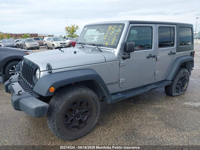 20274524 :رقم المزاد ، 1C4HJWDG1GL177692 vin ، 2016 Jeep Wrangler Unlimited Sport مزاد بيع