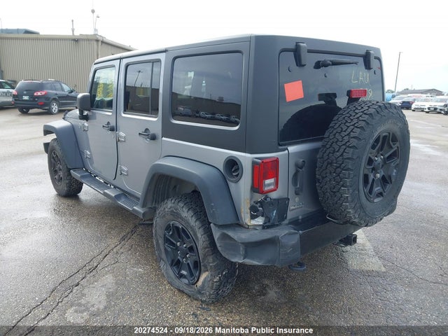 20274524 :رقم المزاد ، 1C4HJWDG1GL177692 vin ، 2016 Jeep Wrangler Unlimited Sport مزاد بيع