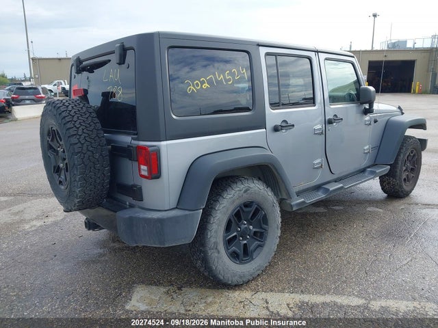 20274524 :رقم المزاد ، 1C4HJWDG1GL177692 vin ، 2016 Jeep Wrangler Unlimited Sport مزاد بيع