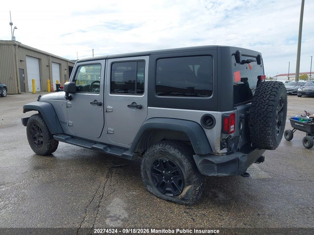 20274524 :رقم المزاد ، 1C4HJWDG1GL177692 vin ، 2016 Jeep Wrangler Unlimited Sport مزاد بيع