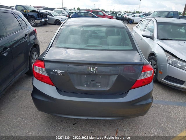 Aukcja sprzedaży 2012 Honda Civic Lx, vin: 2HGFB2F45CH041672, numer aukcji: 20274530