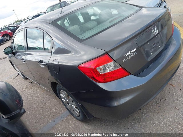 Aukcja sprzedaży 2012 Honda Civic Lx, vin: 2HGFB2F45CH041672, numer aukcji: 20274530