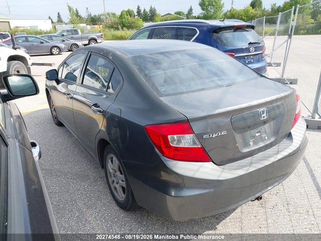 20274548 :رقم المزاد ، 2HGFB2F40CH112664 vin ، 2012 Honda Civic Lx مزاد بيع