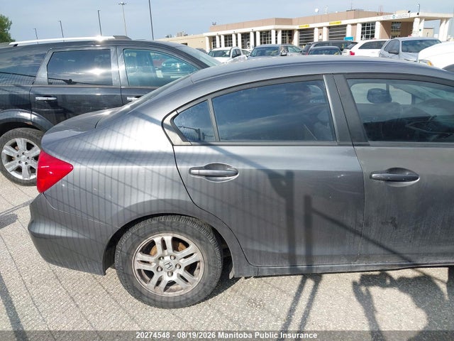 20274548 :رقم المزاد ، 2HGFB2F40CH112664 vin ، 2012 Honda Civic Lx مزاد بيع