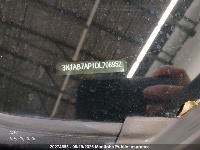 Aukcja sprzedaży 2013 Nissan Sentra 1.8 Sl, vin: 3N1AB7AP1DL708952, numer aukcji: 20274555