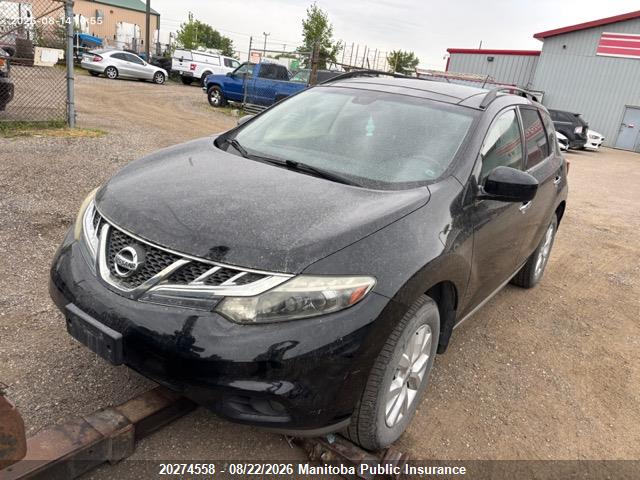 Auction sale of the 2012 Nissan Murano Sl, vin: JN8AZ1MW8CW202489, lot number: 20274558