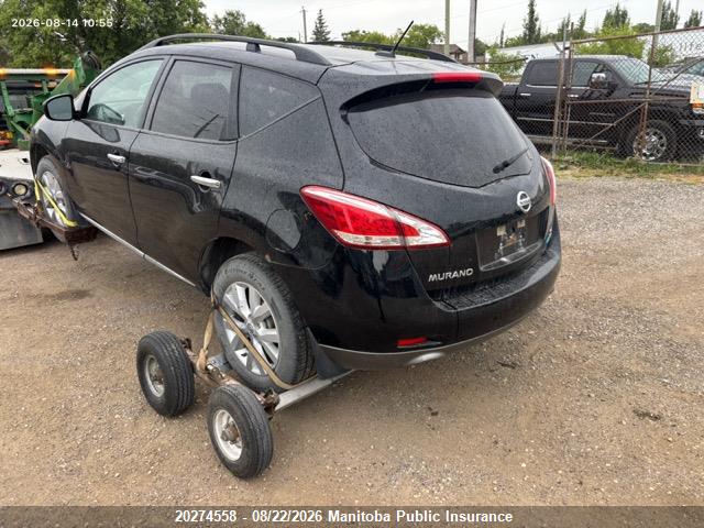 Auction sale of the 2012 Nissan Murano Sl, vin: JN8AZ1MW8CW202489, lot number: 20274558