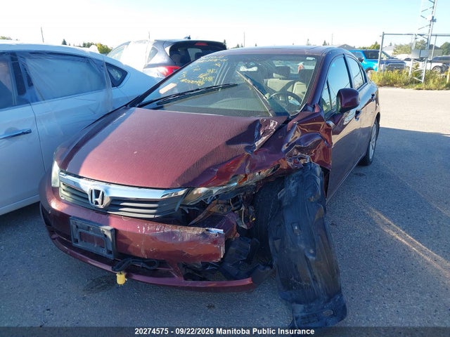 Aukcja sprzedaży 2012 Honda Civic Ex, vin: 2HGFB2F58CH000493, numer aukcji: 20274575