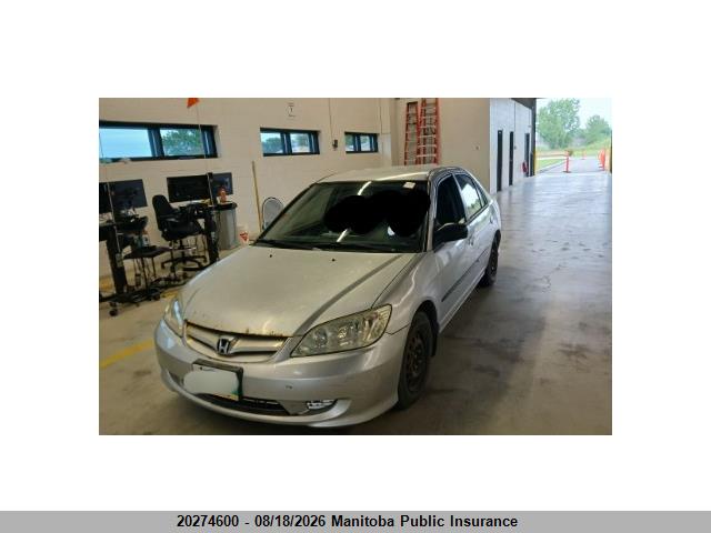 Продажа на аукционе авто 2004 Honda Civic Ex, vin: 2HGES16444H910530, номер лота: 20274600