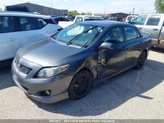 20274637 :رقم المزاد ، 2T1BU4EE4AC421820 vin ، 2010 Toyota Corolla S مزاد بيع