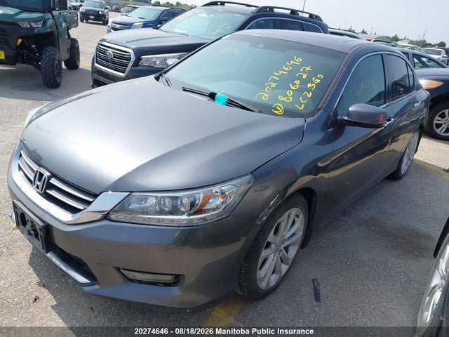 Honda Accord Touring 2014 1HGCR2F96EA806027 Image 2