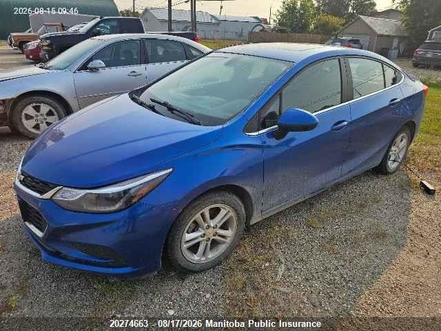 3G1BE5SMXHS570883 Chevrolet Cruze Lt Turbo