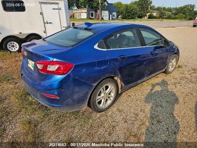 3G1BE5SMXHS570883 Chevrolet Cruze Lt Turbo