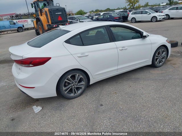 KMHD84LF4HU110020 Hyundai Elantra Gls