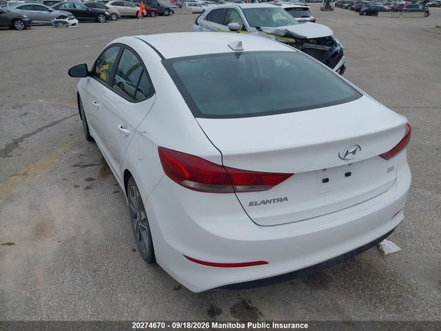 KMHD84LF4HU110020 Hyundai Elantra Gls