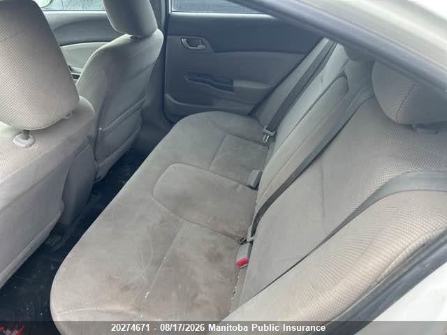20274671 :رقم المزاد ، 2HGFB2F42CH061068 vin ، 2012 Honda Civic Lx مزاد بيع