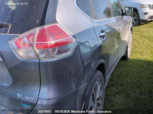 Nissan Rogue Sl 2015 5N1AT2MV9FC888828 Image 4