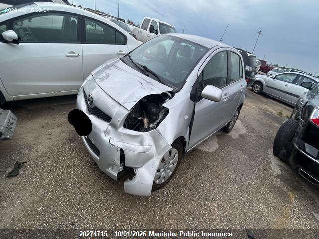 Продаж на аукціоні авто 2011 Toyota Yaris Rs Rs, vin: JTDKT4K30B5341001, номер лоту: 20274715
