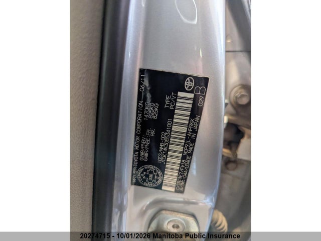 Продаж на аукціоні авто 2011 Toyota Yaris Rs Rs, vin: JTDKT4K30B5341001, номер лоту: 20274715