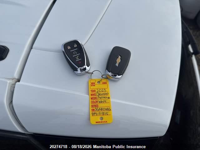 Aukcja sprzedaży 2023 Chevrolet Equinox Rs Rs, vin: 3GNAXWEG8PS121815, numer aukcji: 20274718