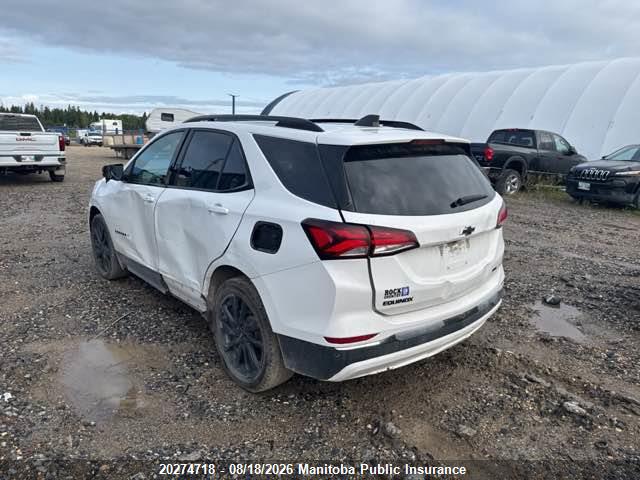 Aukcja sprzedaży 2023 Chevrolet Equinox Rs Rs, vin: 3GNAXWEG8PS121815, numer aukcji: 20274718