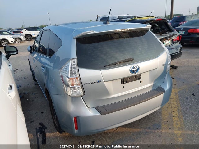 2012 Toyota Prius V მანქანა იყიდება აუქციონზე, vin: JTDZN3EU8C3038262, აუქციონის ნომერი: 20274743
