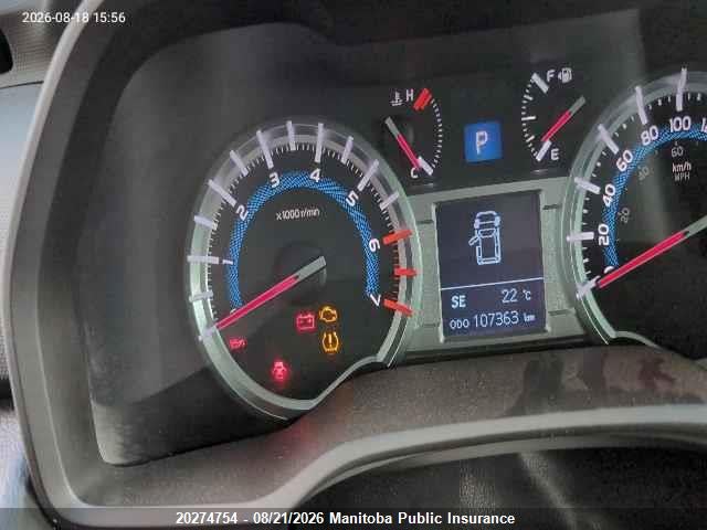 Toyota 4runner Sr5 V6 2015 JTEBU5JR2F5253707 Image 7
