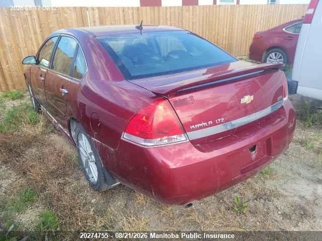 Продаж на аукціоні авто 2010 Chevrolet Impala Ltz V6, vin: 2G1WC5EM7A1246486, номер лоту: 20274755