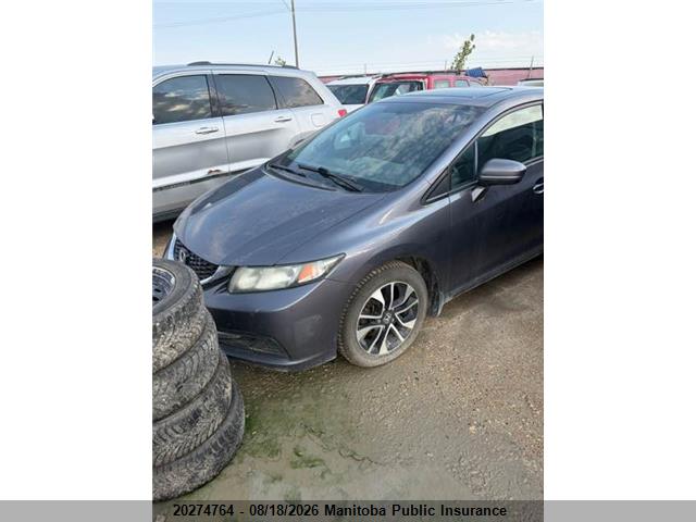 Honda CIVIC EX 2014 2HGFB2F58EH014848 Image 2