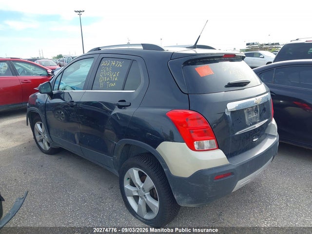 Aukcja sprzedaży 2013 Chevrolet Trax Ltz, vin: 3GNCJSSB4DL182712, numer aukcji: 20274776
