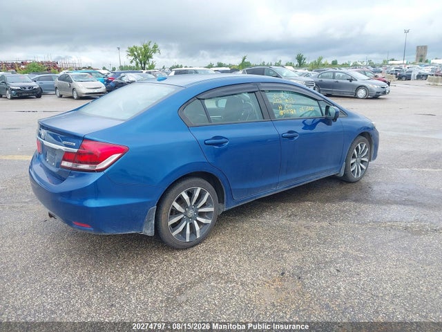 Продаж на аукціоні авто 2014 Honda Civic Touring, vin: 2HGFB2F77EH015328, номер лоту: 20274797