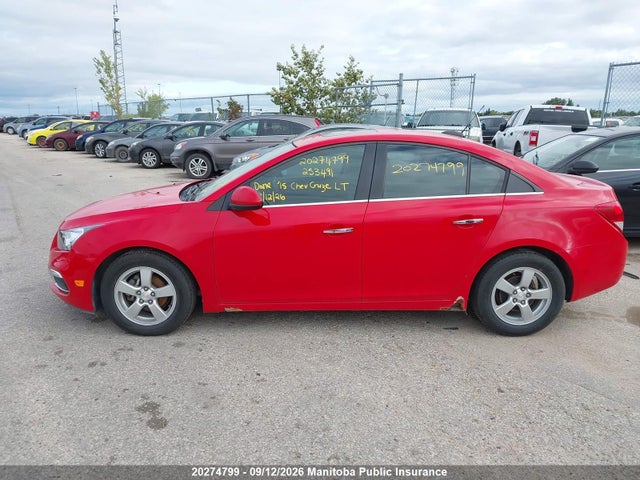 1G1PE5SB8F7253491 Chevrolet Cruze Lt Turbo