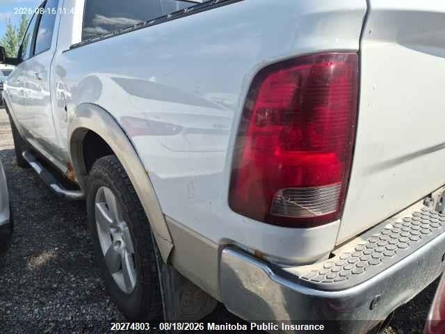 20274803 :رقم المزاد ، 1D7RV1CT5AS153621 vin ، 2010 Dodge Ram 1500 Laramie Crew Cab مزاد بيع
