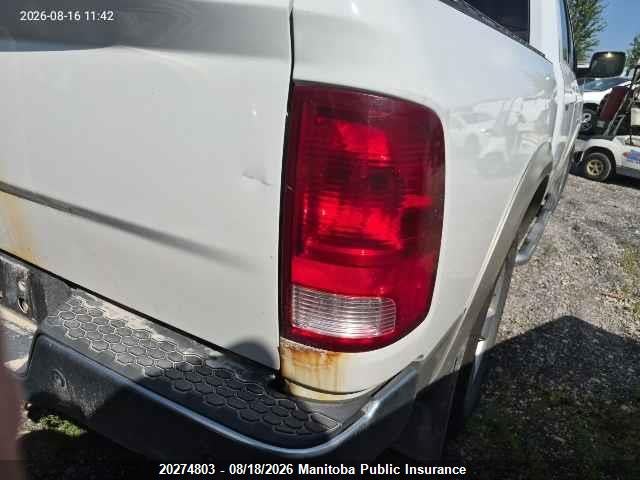 20274803 :رقم المزاد ، 1D7RV1CT5AS153621 vin ، 2010 Dodge Ram 1500 Laramie Crew Cab مزاد بيع