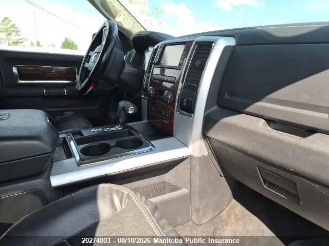 20274803 :رقم المزاد ، 1D7RV1CT5AS153621 vin ، 2010 Dodge Ram 1500 Laramie Crew Cab مزاد بيع