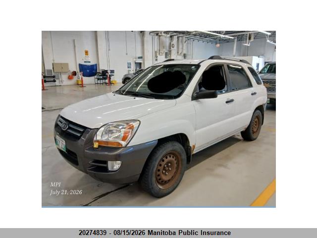 Продажа на аукционе авто 2008 Kia Sportage Lx, vin: KNDJF722787544315, номер лота: 20274839