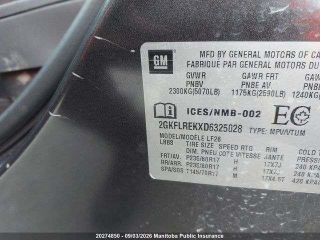 Продаж на аукціоні авто 2013 Gmc Terrain Sle, vin: 2GKFLREKXD6325028, номер лоту: 20274850