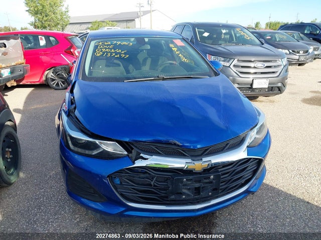 2019 Chevrolet Cruze Lt Turbo მანქანა იყიდება აუქციონზე, vin: 1G1BE5SM5K7137297, აუქციონის ნომერი: 20274863