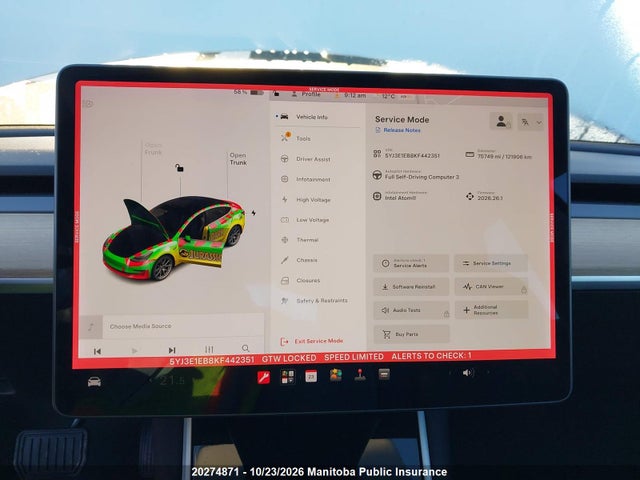 2019 Tesla Model 3 Long Range 75d მანქანა იყიდება აუქციონზე, vin: 5YJ3E1EB8KF442351, აუქციონის ნომერი: 20274871