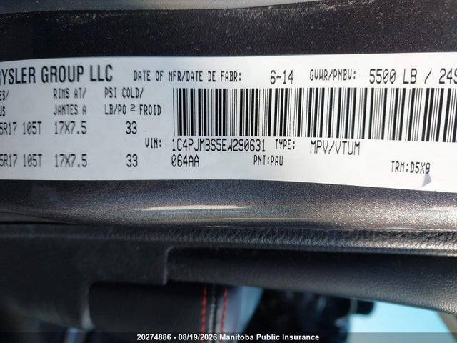 Jeep Cherokee Trailhawk 2014 1C4PJMBS5EW290631 Image 9