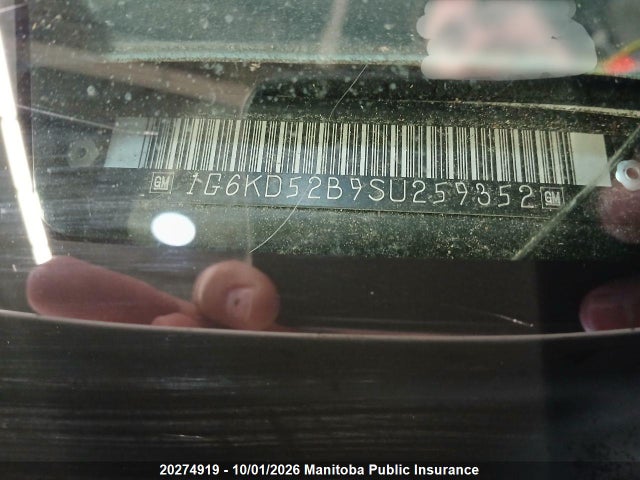 Aukcja sprzedaży 1995 Cadillac Deville, vin: 1G6KD52B9SU259352, numer aukcji: 20274919