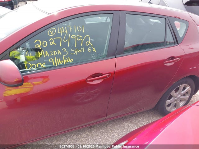 20274952 :رقم المزاد ، JM1BL1KF8B1447101 vin ، 2011 Mazda 3 Mazda Sport Gx مزاد بيع