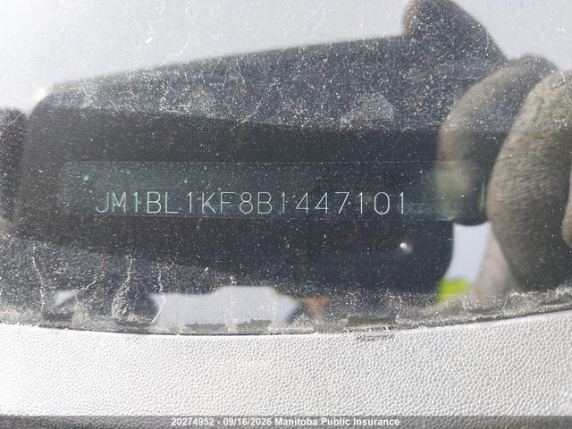 20274952 :رقم المزاد ، JM1BL1KF8B1447101 vin ، 2011 Mazda 3 Mazda Sport Gx مزاد بيع