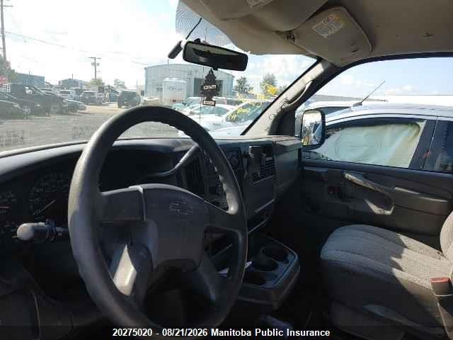 2005 Chevrolet Express 2500 Cargo Van მანქანა იყიდება აუქციონზე, vin: 1GCGG25V351214878, აუქციონის ნომერი: 20275020