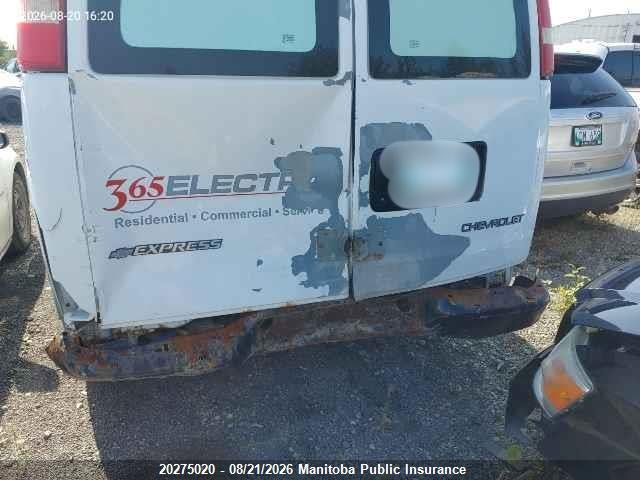 2005 Chevrolet Express 2500 Cargo Van მანქანა იყიდება აუქციონზე, vin: 1GCGG25V351214878, აუქციონის ნომერი: 20275020